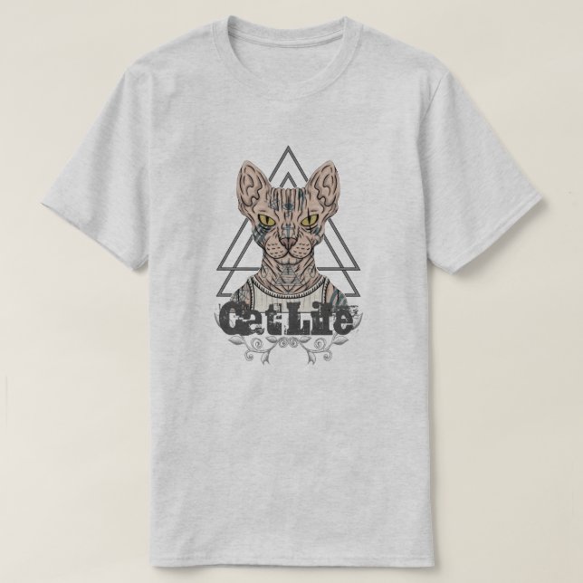 Cat Life T-Shirt (Design Front)