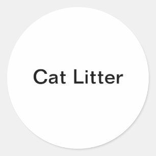 Cat Litter Stickers