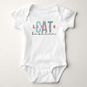 Cat little brother cute design baby bodysuit