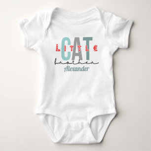 Cat little brother cute design baby bodysuit