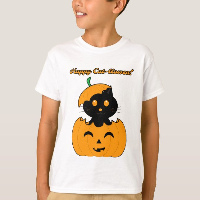 Cat-lloween T-Shirt (Front)