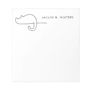 Cat Loaf Cat Lover Personalised Notepad