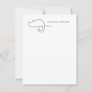 Cat Loaf Cat Lover Personalized Card