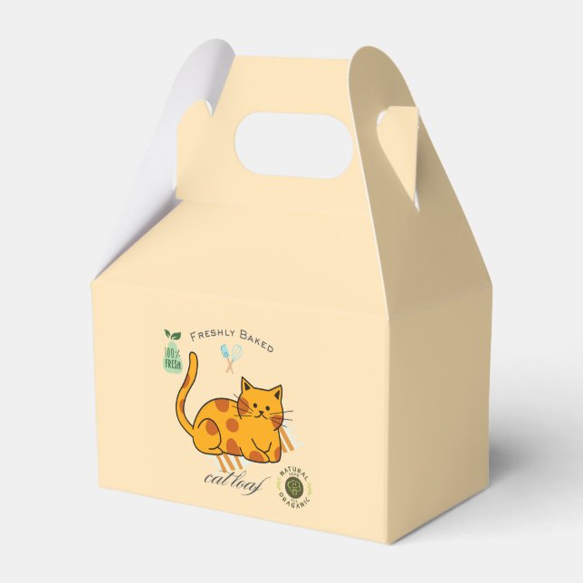  Cat Loaf Funny Favour Box (Front Side)