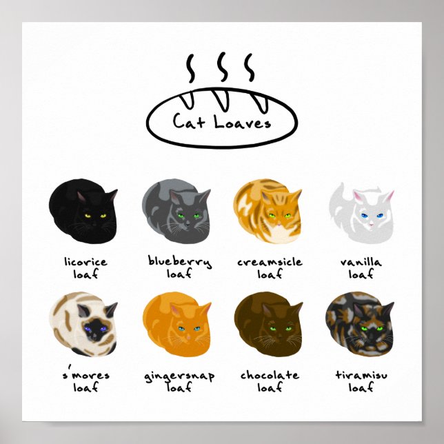 Cat Loaves Poster (Front)