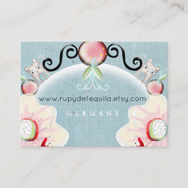 Cat Logo Business Cards (Front)