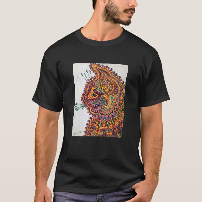 Cat, Louis Wain T-Shirt (Front)