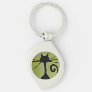CAT LOVE ARTISTIC GIFT KEY RING