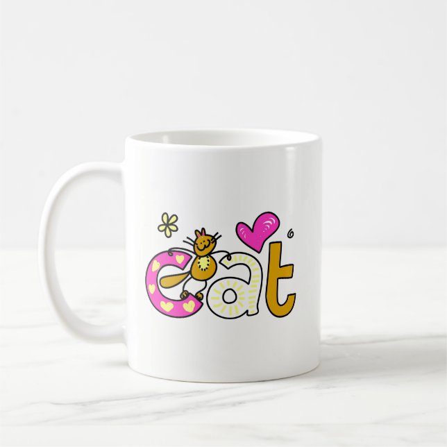 CAT Love Coffee Mug (Left)