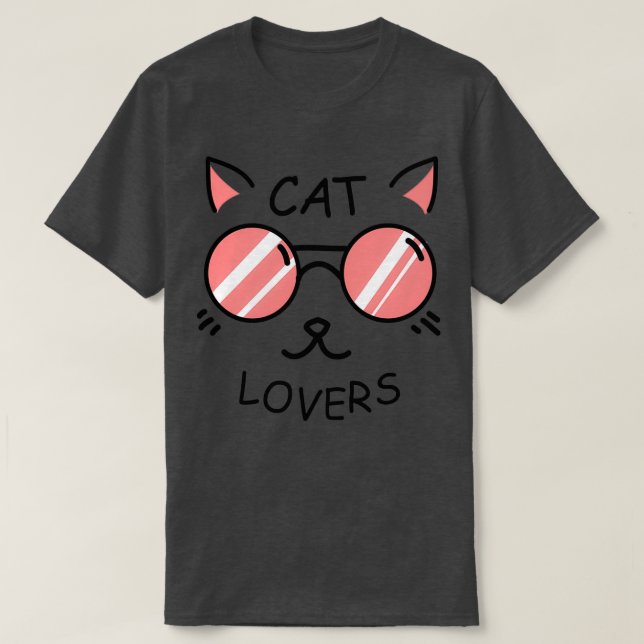 Cat Love Heart Valentines Day Cats Lovers Gifts  T-Shirt (Design Front)