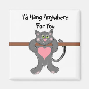 Cat Love Humour Magnet