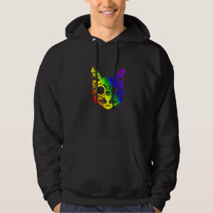 Cat Love Rainbow Gay And Lesbian Lgbt Pride Hoodie