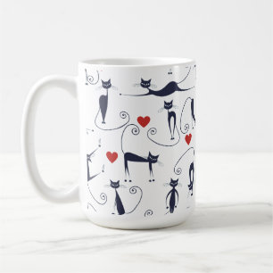Cat love world coffee mug