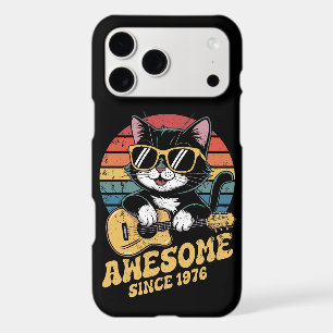 Cat Lover 1976 Birthday Retro 50th Bday Ukulele