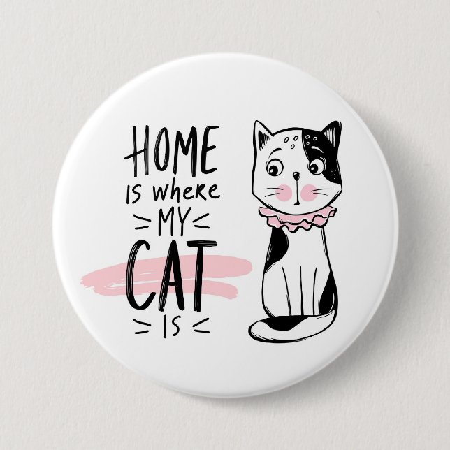 Cat Lover  7.5 Cm Round Badge (Front)