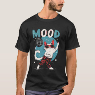 Cat Lover Animal Retro Disco Nightclub Dancing Cat T-Shirt