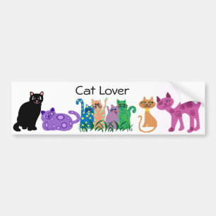 Cat Lover bumper stickers