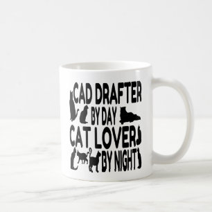 Cat Lover CAD Drafter Coffee Mug