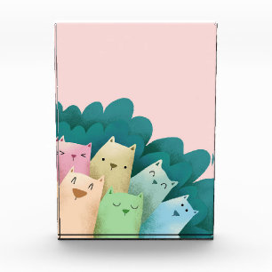 Cat Lover Cats And Friends Photo Block