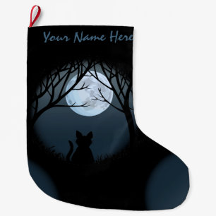 Cat Lover Christmas Stocking Customised Stocking