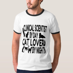 Cat Lover Clinical Scientist T-Shirt