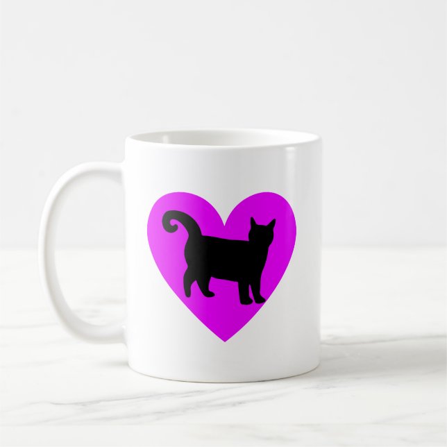 Cat Lover Coffee Mug (Left)