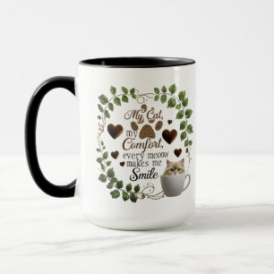 Cat Lover Combo Mug – 15 oz Warm Comfort Coffee 
