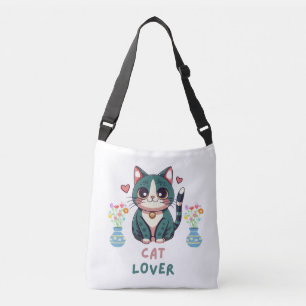 Cat Lover Crossbody Bag