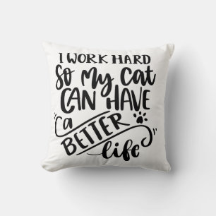 Cat lover cushion