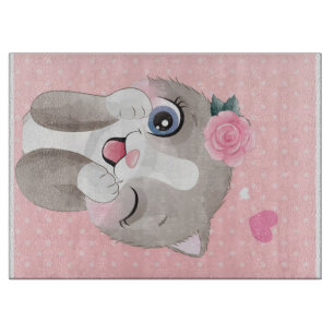 Cat Lover Cute Little Kittens Cutting Board