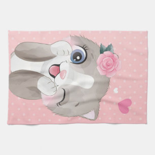 Cat Lover   Cute Little Kittens Tea Towel