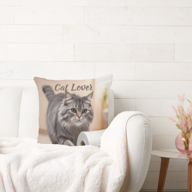 Cat Lover & Dog Lover Dual Side Cushion (Couch)