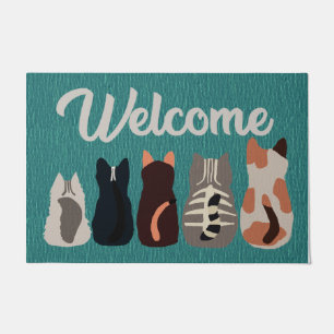 Cat Lover Doormat, Cat Welcome Mat, Cute Cat Gift Doormat