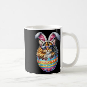 Cat Lover Easter Egg Happy Easter Bunny Ears Coffee Mug