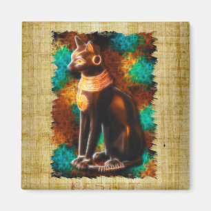 "CAT LOVER" Egyptian Bastet Cat Magnet