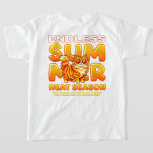 Cat Lover Endless Summer - Ginger Tabby Heat seaso T-Shirt