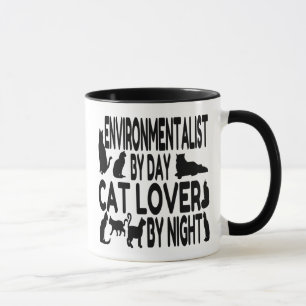 Cat Lover Environmentalist Mug