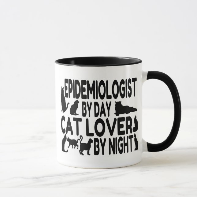 Cat Lover Epidemiologist Mug (Right)