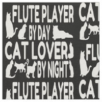 Cat Lover Flute Player