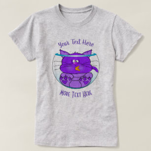 CAT LOVER    Funny Cat in Fishbowl T-Shirt