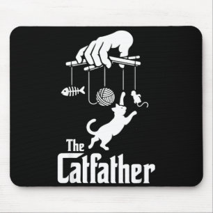Cat lover funny the cat father mens cat dad mouse pad