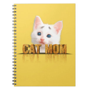 Cat lover gift   cat mum gift   best cat mum ever notebook