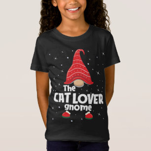 Cat Lover Gnome Family Matching Christmas Funny Gi T-Shirt