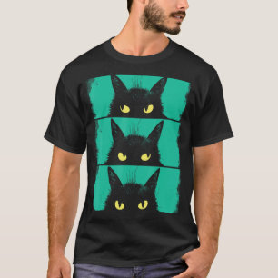 Cat Lover, Grumpy Black Kitten, Cat Mum, Cat Dad 1 T-Shirt