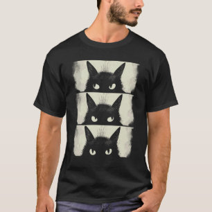 Cat Lover, Grumpy Black Kitten, Cat Mum, Cat Dad T-Shirt