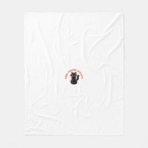 Cat Lover Halloween Purr-anormal Activity Spooky C Fleece Blanket