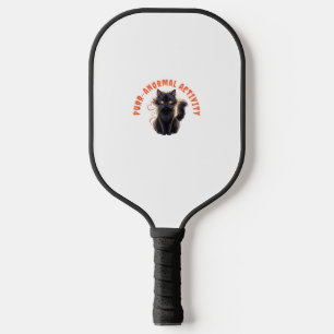 Cat Lover Halloween Purr-anormal Activity Spooky C Pickleball Paddle