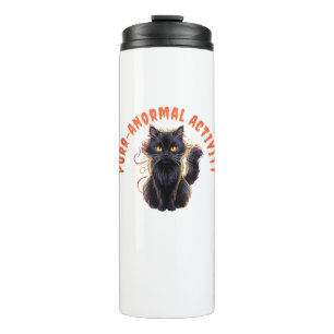 Cat Lover Halloween Purr-anormal Activity Spooky C Thermal Tumbler