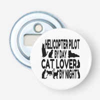Cat Lover Helicopter Pilot