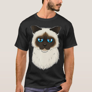 Cat Lover I Cat Face I Birman Cat funny T-Shirt